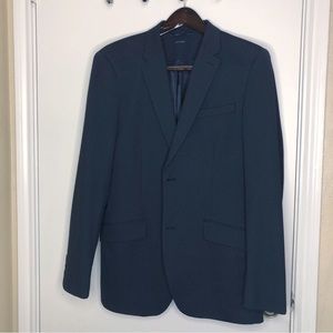 Perry Ellis Men’s Blue Jacket 2 Button Very Slim Stretch.